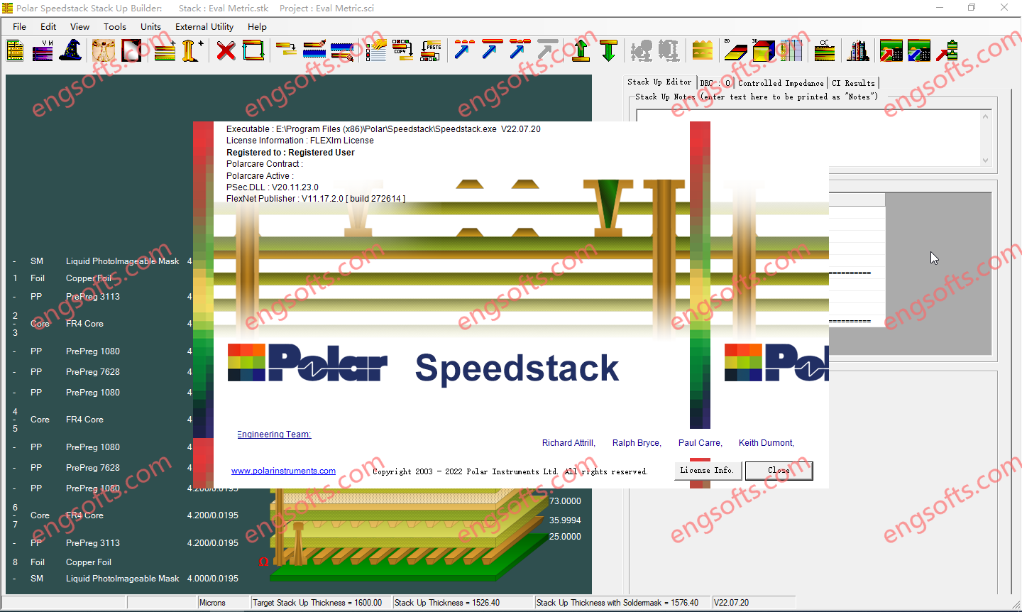 Polar Instruments Speedstack PCB 2022 v22.04-Engsofts