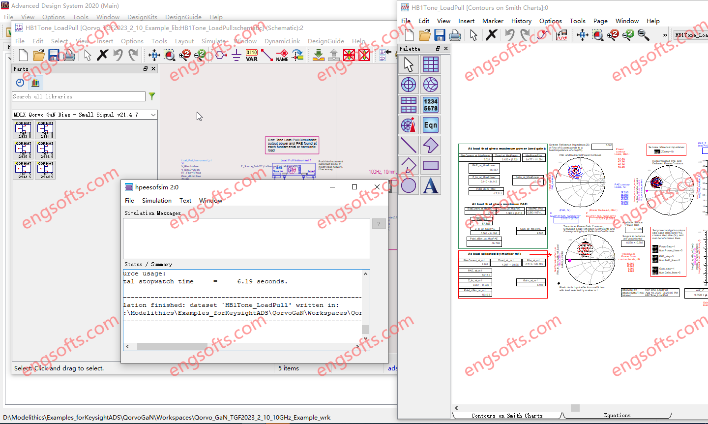 Modelithics Qorvo GaN Library 2024 v24.5.4-Engsofts