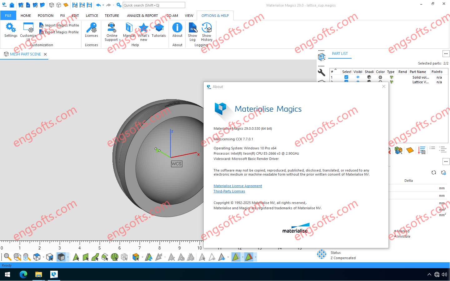 Materialise Magics 29.0 with Ansys Simulation 4.2.0-Engsofts