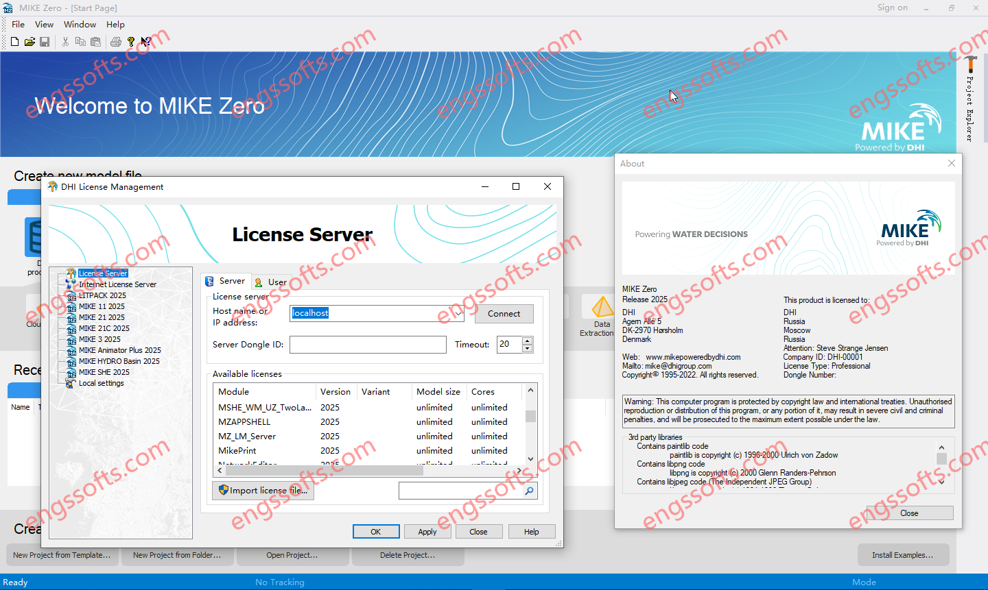 DHI MIKE ZERO 2025-Engsofts