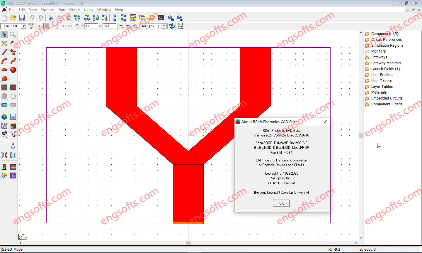 Synopsys RSoft Photonic Device Tools 2024.09 SP2 Win/Linux64-Engsofts