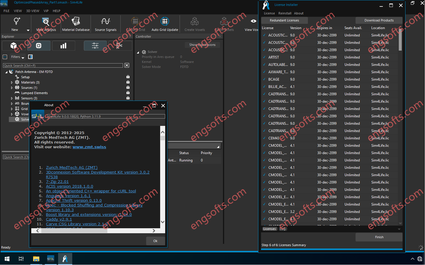 ZMT Sim4Life 2025 v9.0-Engsofts