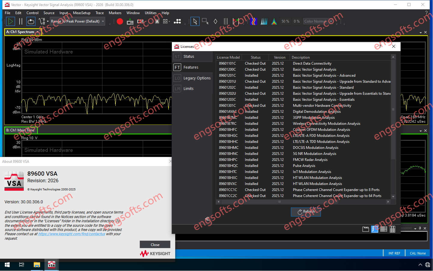 Keysight PathWave Vector Signal Analysis (89600 VSA) 2026 v30.00-Engsofts