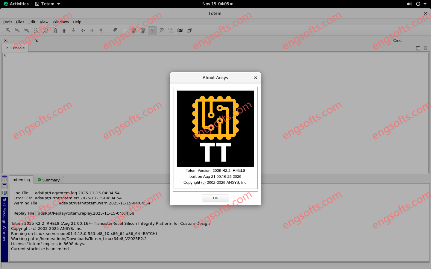 ANSYS Totem/Totem-SC 2025R2.2 Linux64-Engsofts