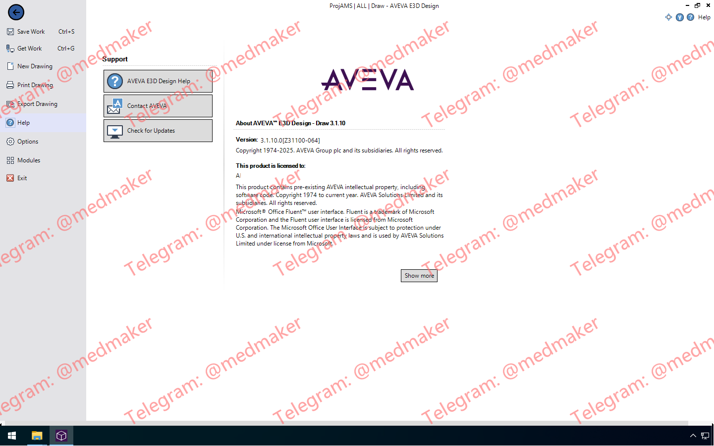 AVEVA E3D Design (Everything3D) 2025 v3.1.10-Engsofts
