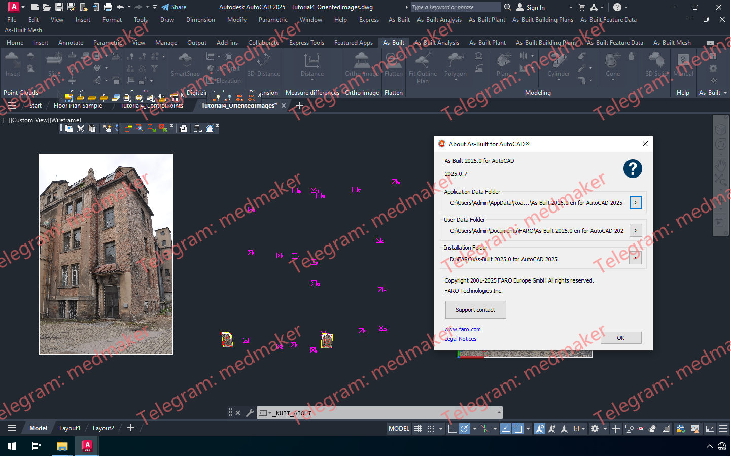 FARO As-Built 2025.0.7 for AutoCAD 2023-2026-Engsofts