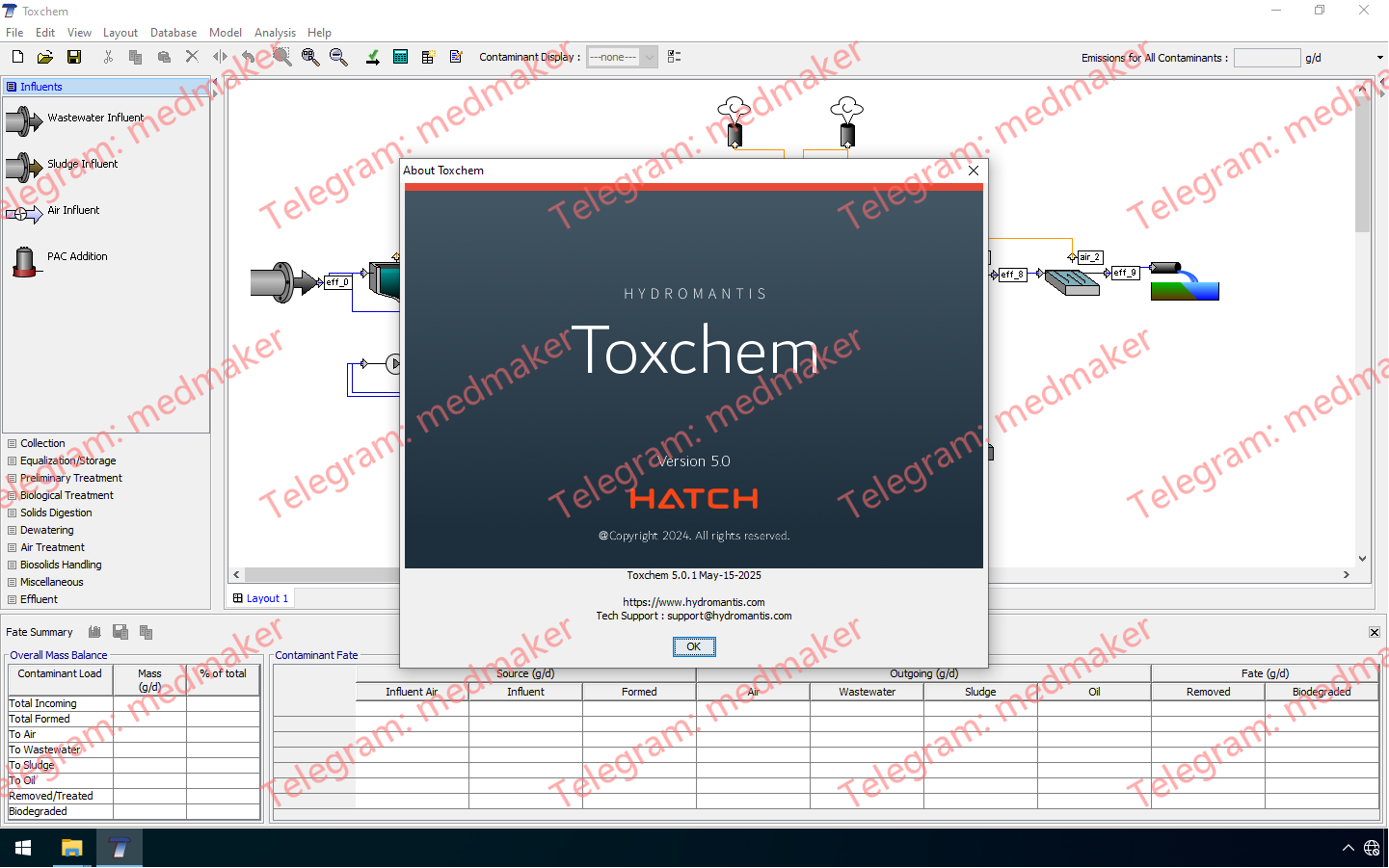 Hydromantis Toxchem 2025 v5.0-Engsofts