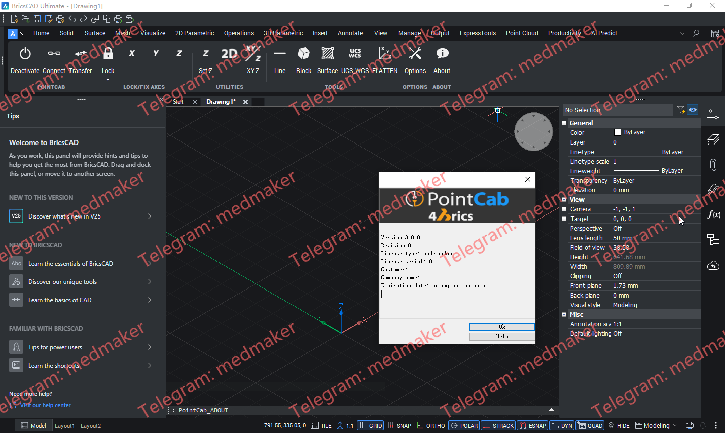 PointCab 4BricsCAD 3.0-Engsofts