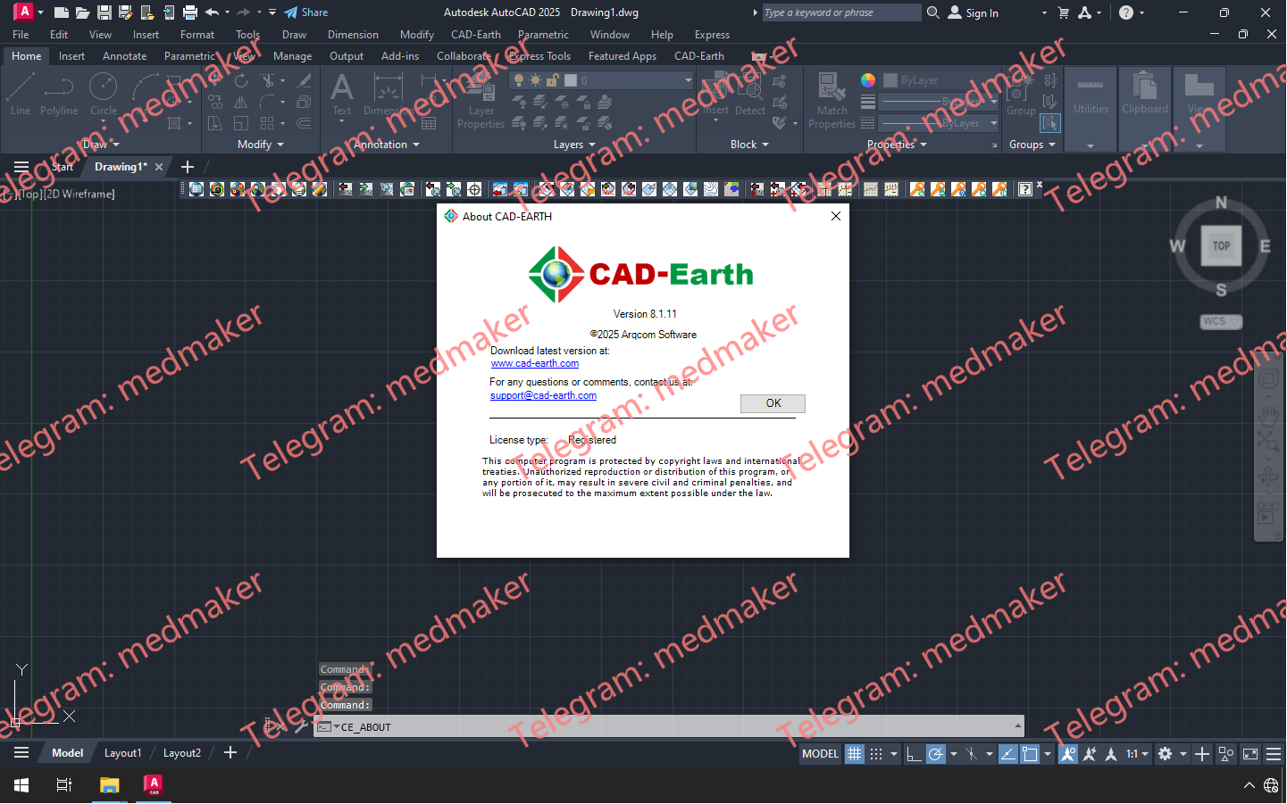 Arqcom CAD-Earth Premium 2026 v8.1.11-Engsofts