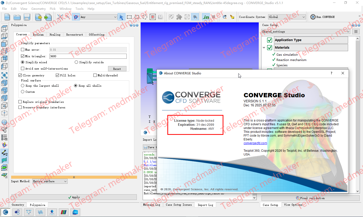 CONVERGE CFD Bundle 5.1.1-Engsofts
