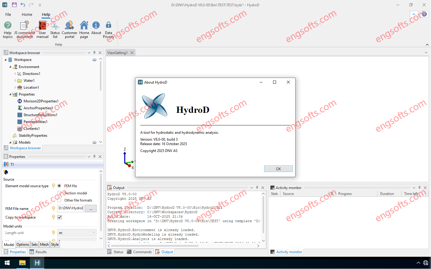 DNV HydroD 2025 v8.0-Engsofts