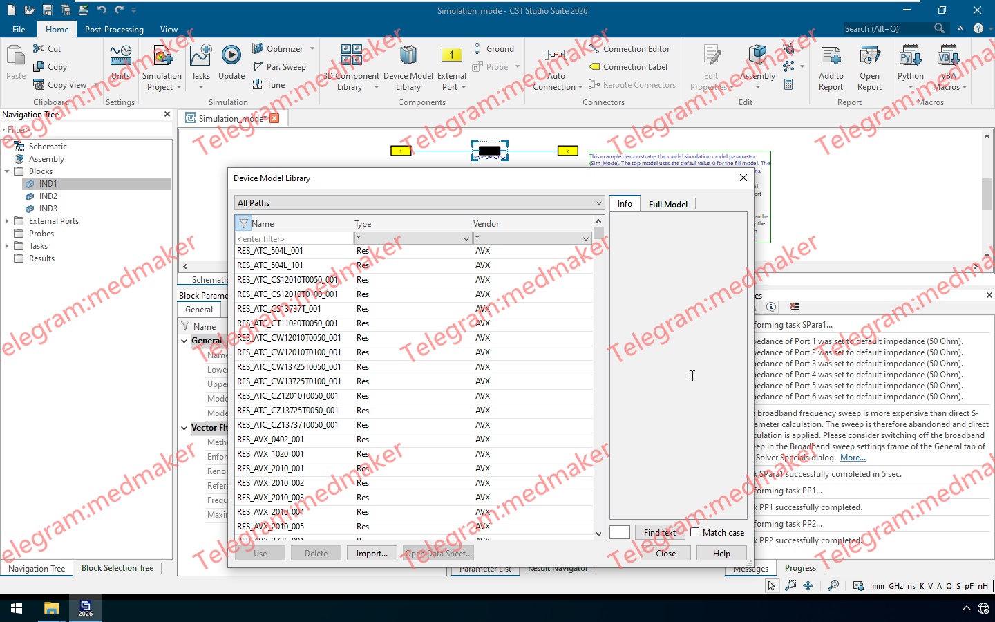 Modelithics Library 25.9 for CST Studio Suite 2026-Engsofts