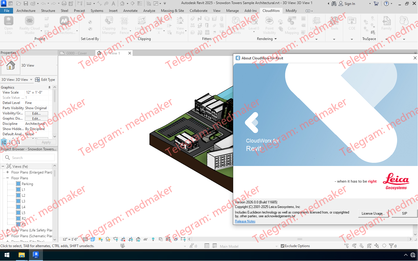 Leica CloudWorx 2026.0.0 For Revit 2023-2026-Engsofts