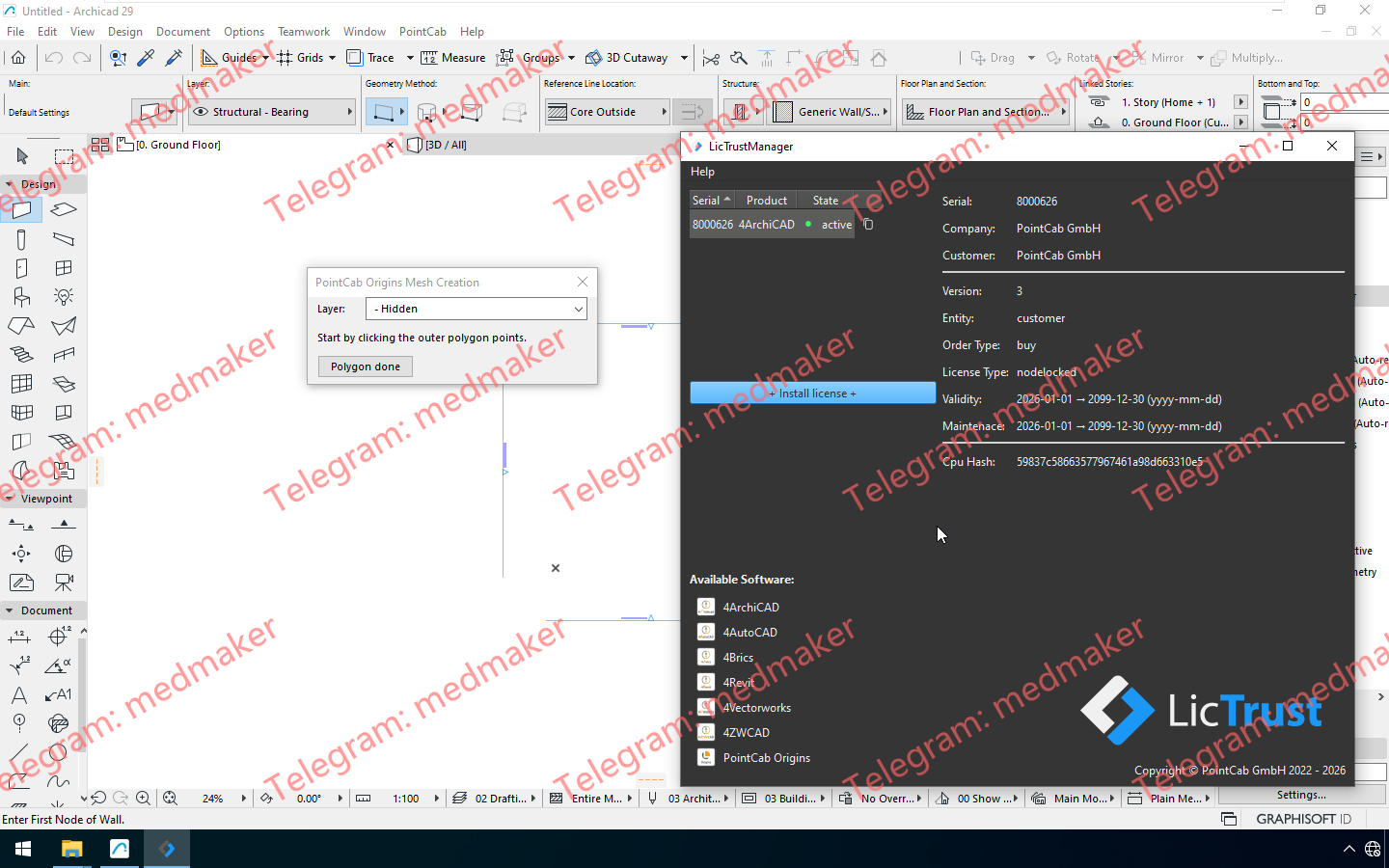 PointCab 4Archicad 3.0R4-Engsofts