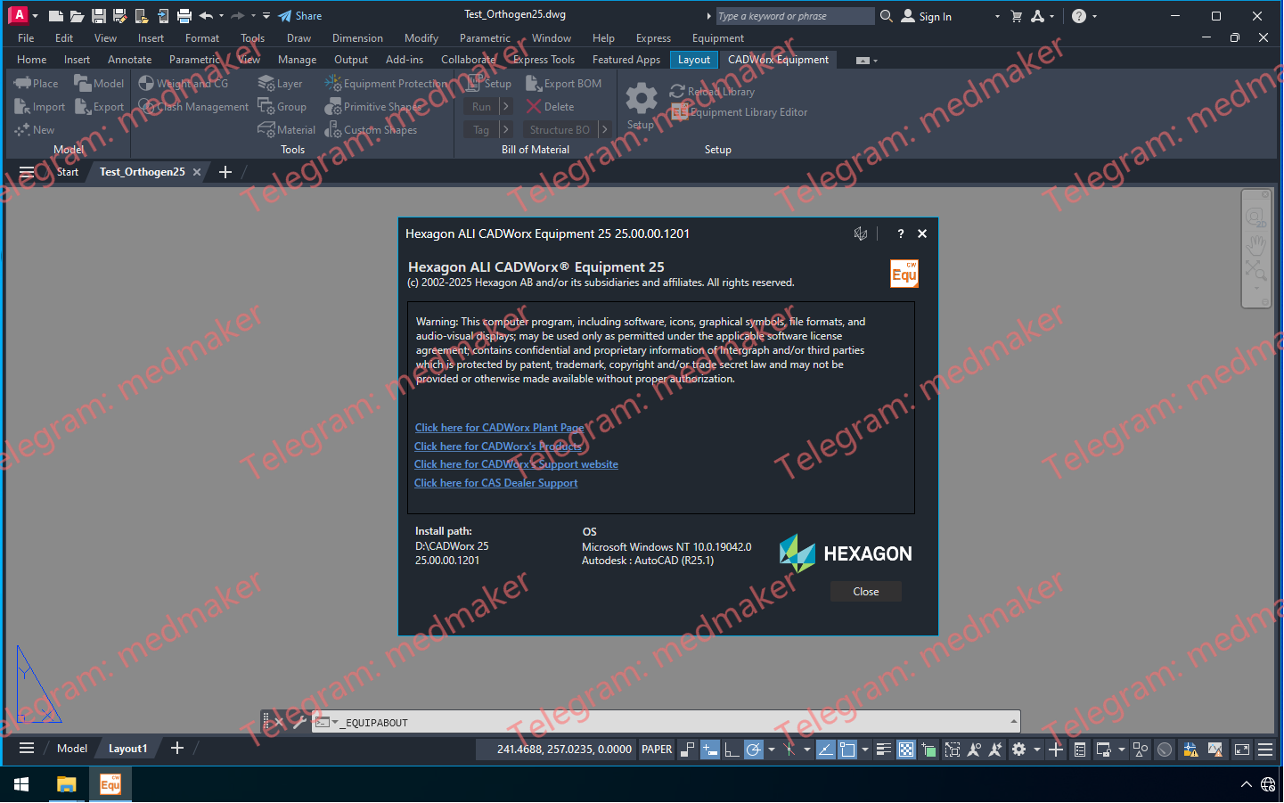 Hexagon CADWorx Plant Design Suite 25.0-Engsofts