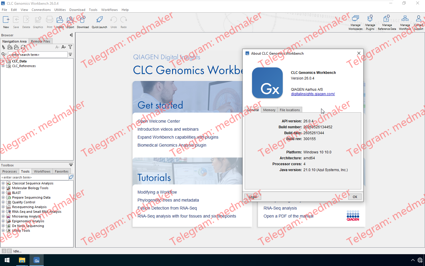 CLC Genomics Workbench Premium 26.0.4 Win/Linux-Engsofts