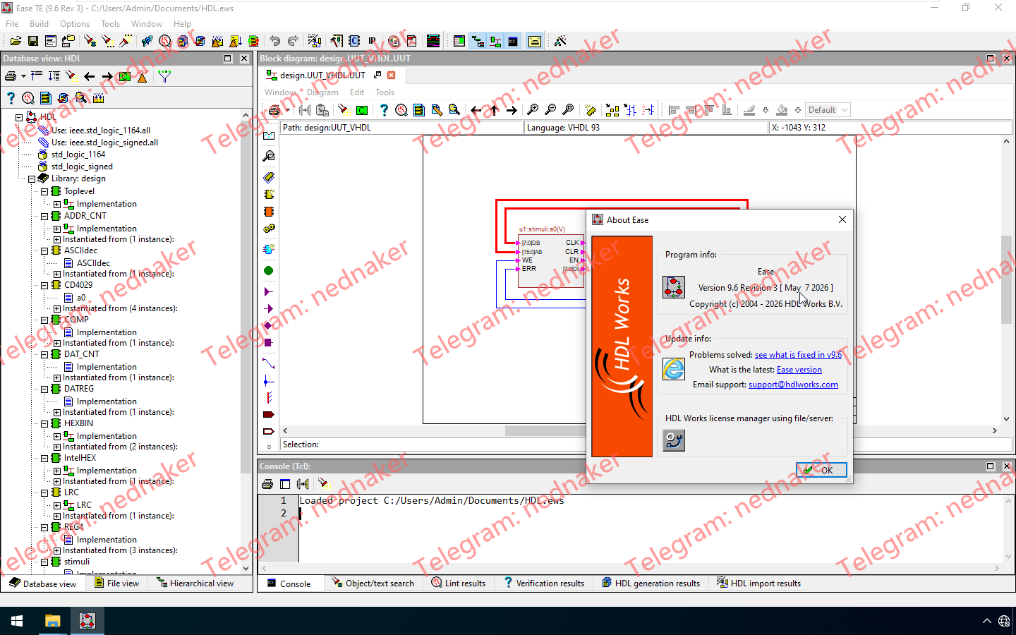 HDL Works EASE 9.6 Rev3 Win/Linux-Engsofts