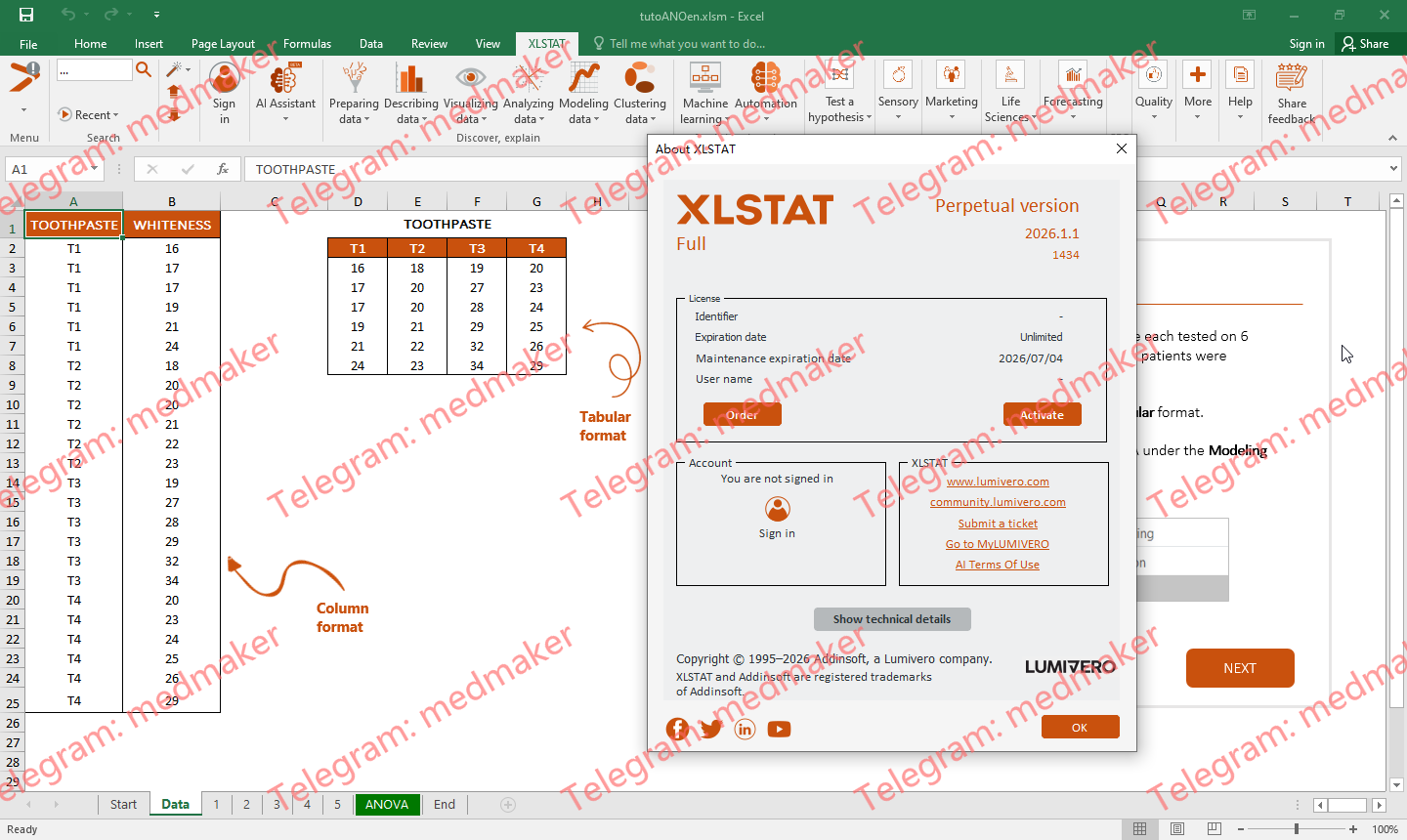 Addinsoft XLSTAT Advanced  2026.1.1-Engsofts