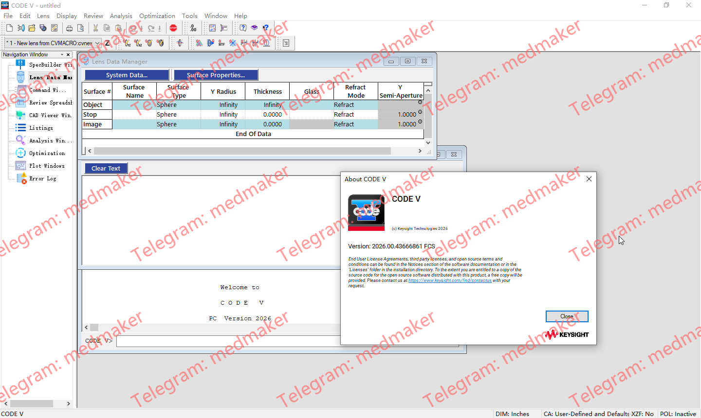 Keysight CODE V 2026.0-Engsofts