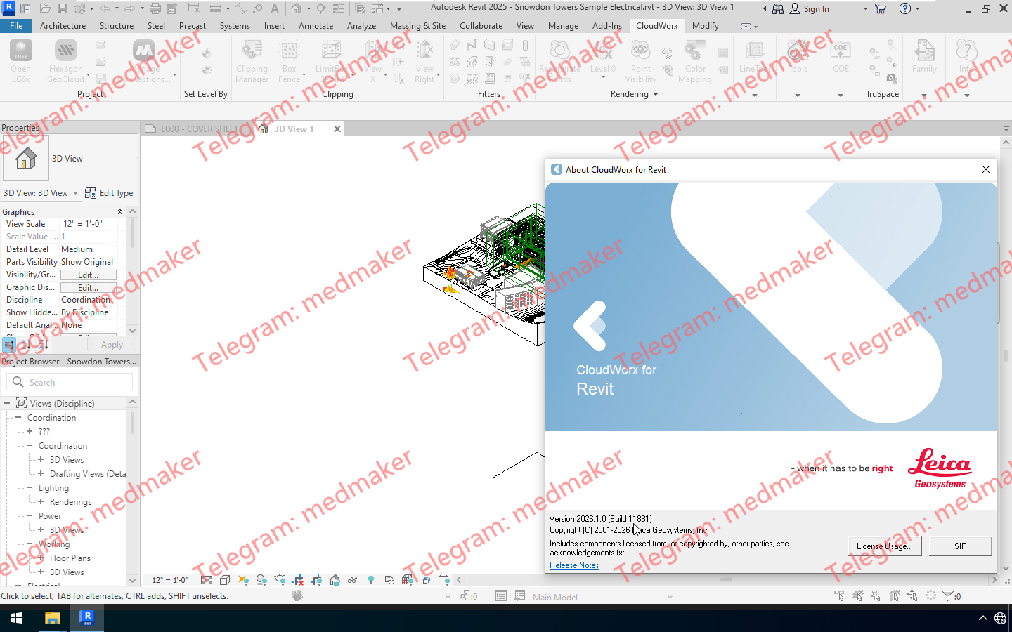 Leica CloudWorx 2026.1.0 For Revit 2024-2027-Engsofts