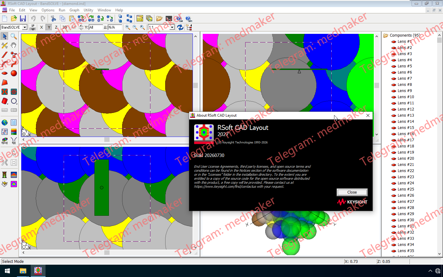 Keysight RSoft Photonic Design Tools 2027 Win/Linux64-Engsofts