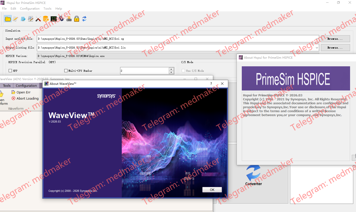 Synopsys PrimeSim HSPICE With WaveView 2026.03 Win/Linux-Engsofts
