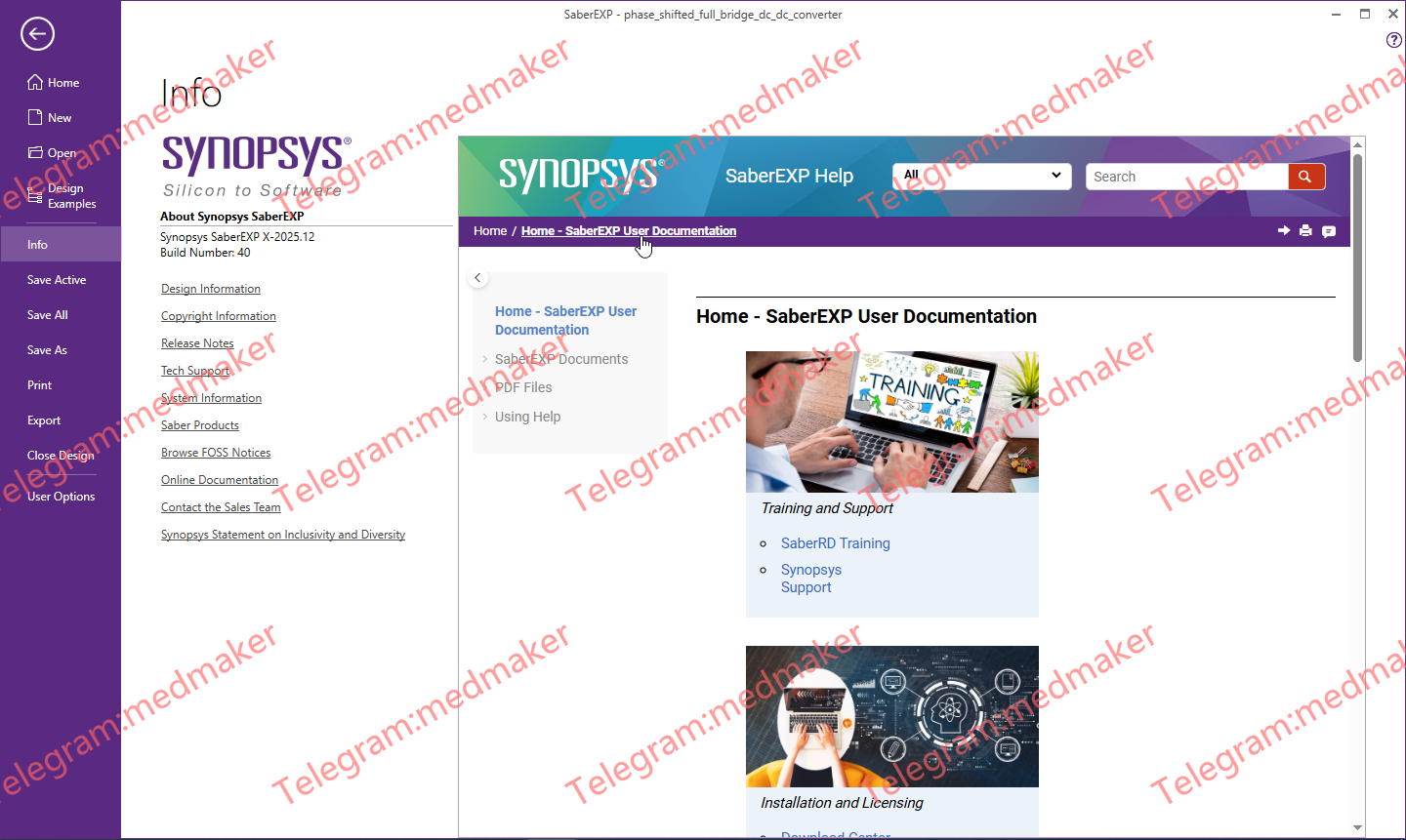 Synopsys SaberEXP 2025.12-Engsofts